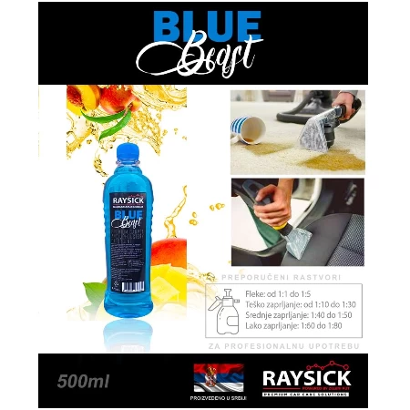 BLUE BEAST RAYSICK 500 ml - Sredstvo za dubinsko pranje sa mirisom breskve