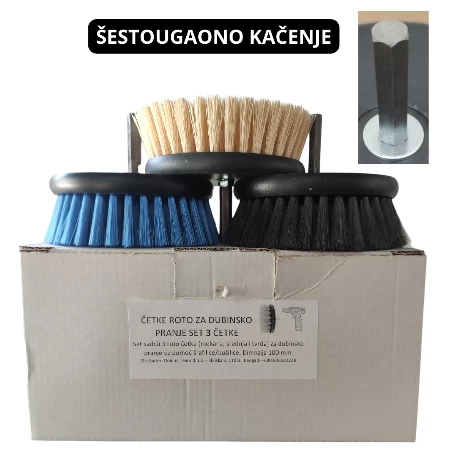 ČETKE ROTO SET 3u1 100 mm