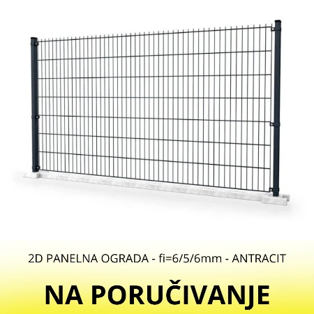 2D PANELNA OGRADA fi=6/5/6 ANTRACIT