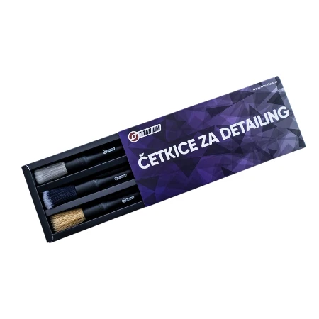 ČETKICE ZA DETAILING SET 3/1 TITANIUM