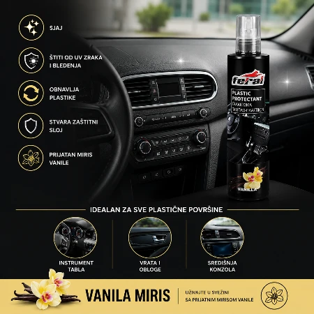 PLASTIC PROTECTANT VANILA FERAL 300 ml - Sjajno mleko za plastiku