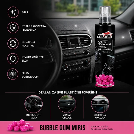 PLASTIC PROTECTANT BUBBLE FERAL 300 ml - Sjajno mleko za plastike