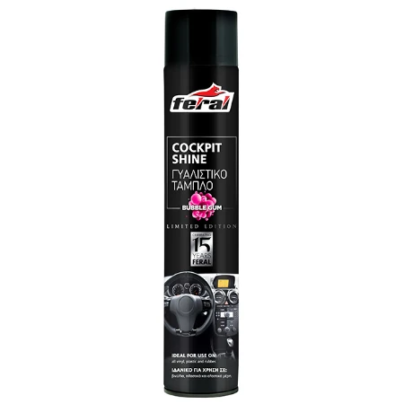 COCKPIT SHINE BUBBLE FERAL 750 ml - Kokpit sprej sa mirisom žvake